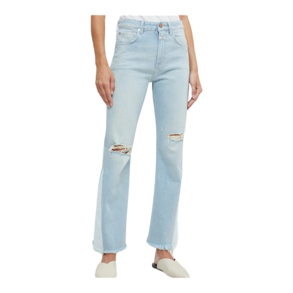 Closed Jeans Baylin ripped raw hem straight leg size 29
